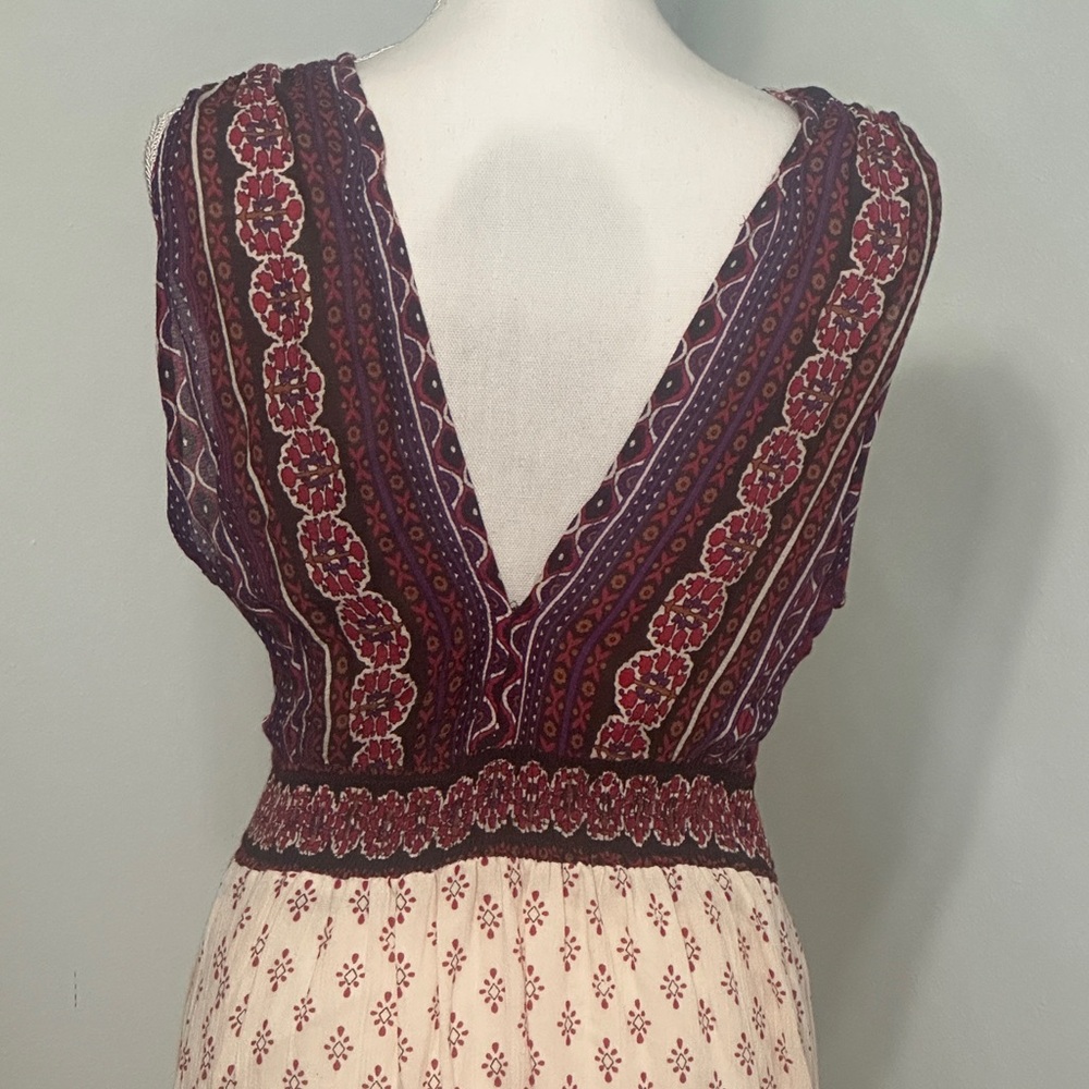 True Destiny Boutique Vintage Indian Bohemian Gauze Maxi Dress NWOT - Picture 4 of 10